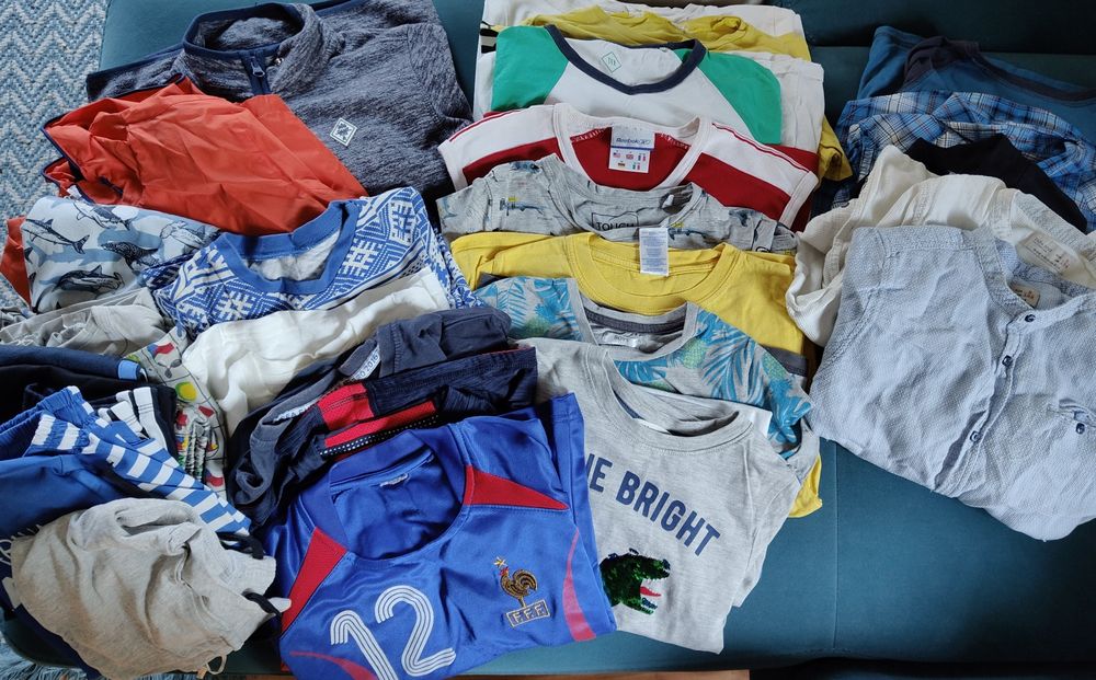 Paczka ubrań dla chłopca 122/128