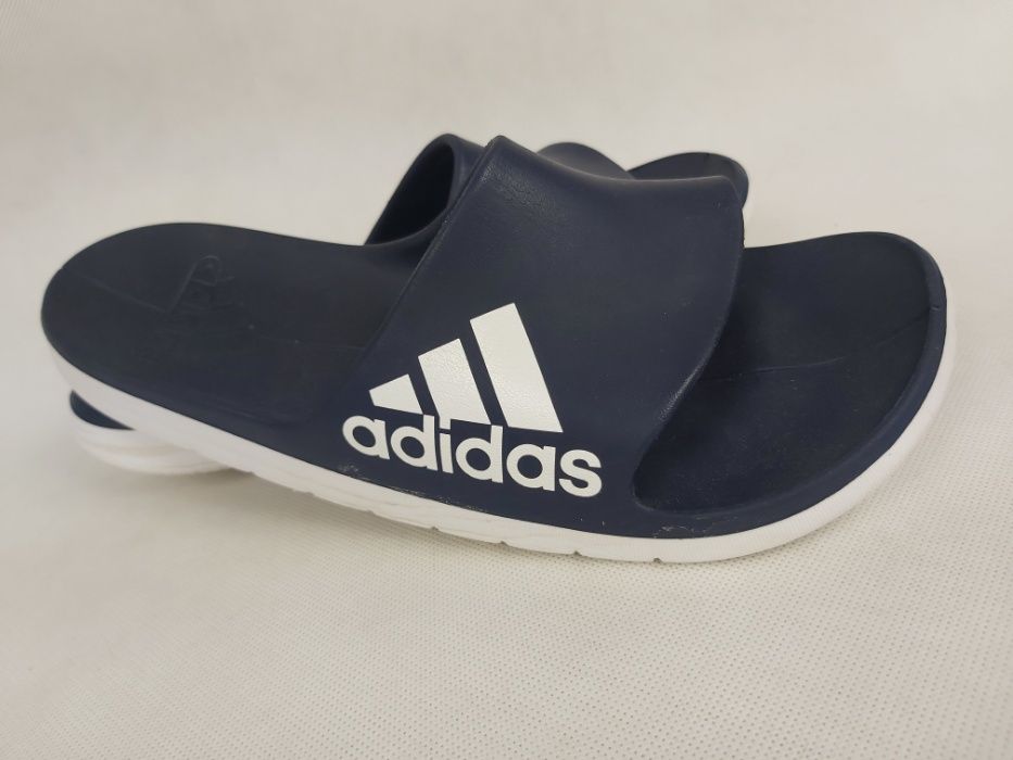 Klapki ADIDAS granatowe uk10 eu 44 1/2