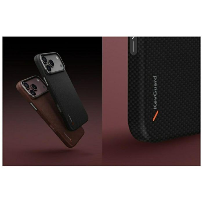Etui uniq keva edge do iphone 18 pro / 17 pro magclick charging czarny