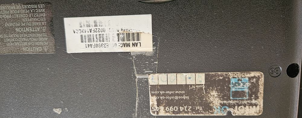 Vendo para peças Toshiba