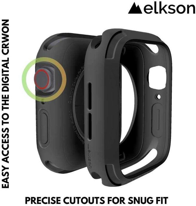 Люксовый противоударный чехол elkson Чехол для Apple Watch 45/44