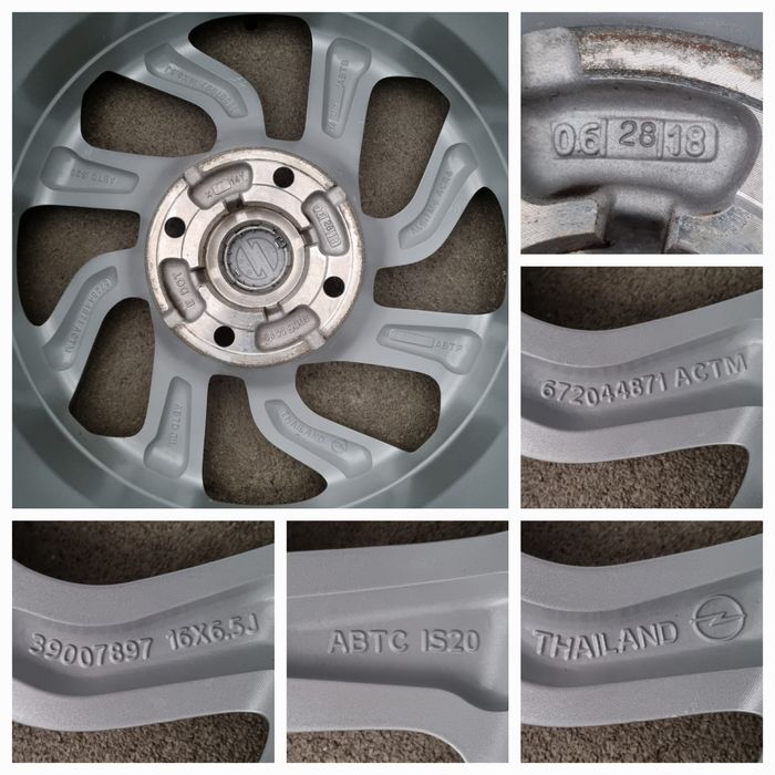 Koła Zimowe Alu 16" Opel Crossland Crossland-X 4x108 BdbStan Oryginał