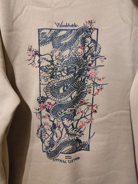 Bluza z motywem azjatyckiego smoka