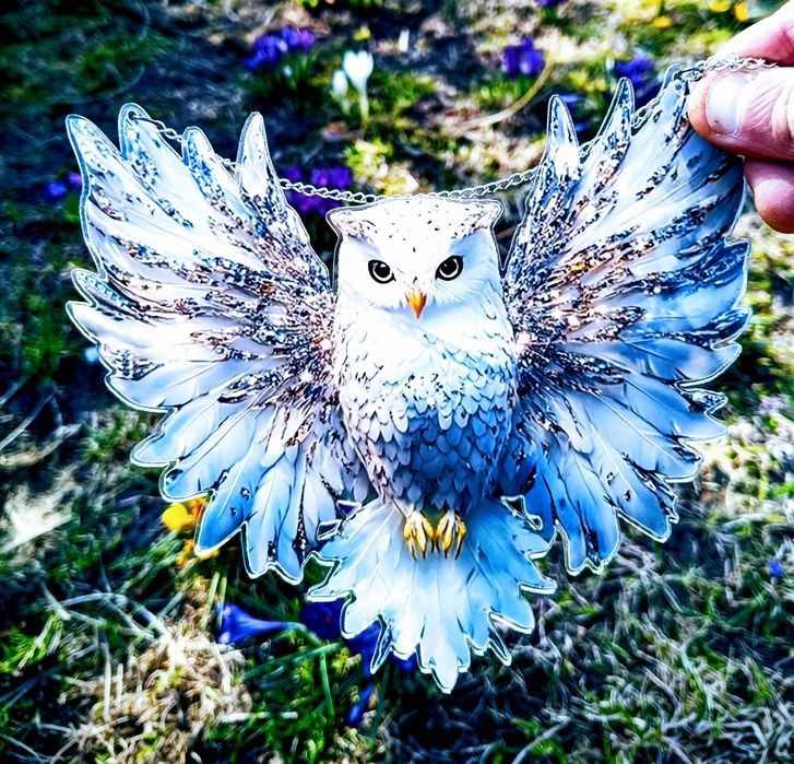 Łapacz słońca.Witraż na akrylu.20x20cm