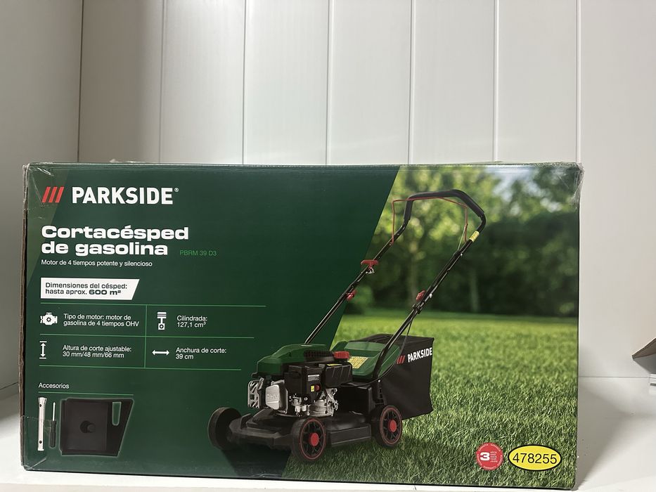 Maquina de vortar relva parkside nova