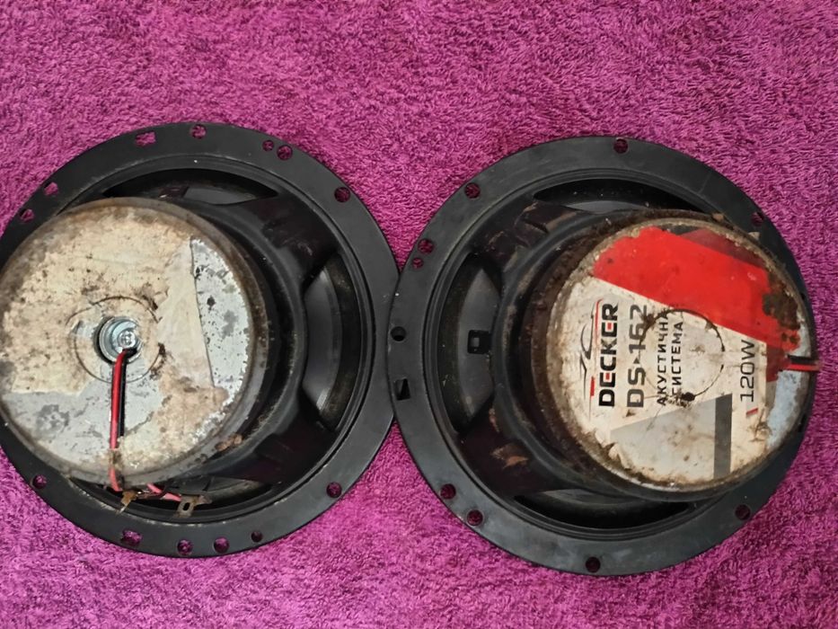 Автомобильные динамики 16,5 DECKER DS-162. 2шт.