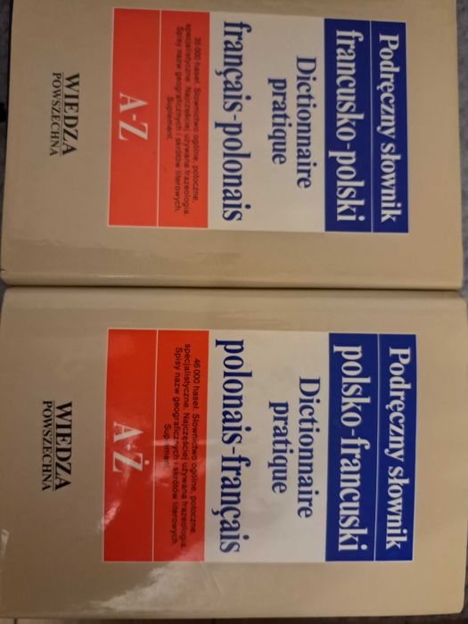 Podreczny Slownik polsko-francuski / franusko-polski / 2 tomy