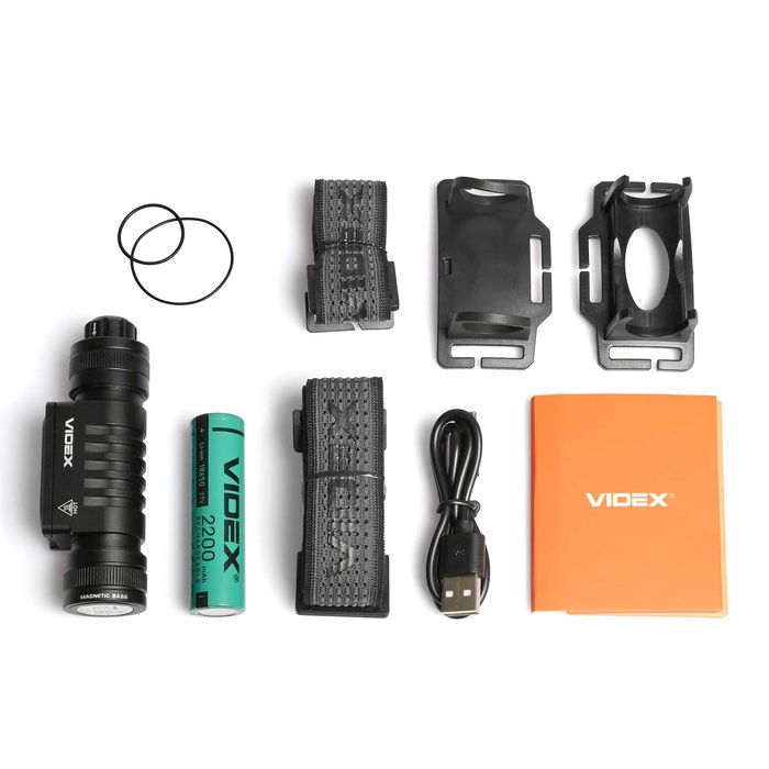Тактичний Налобний Ліхтарик VIDEX VLF-H066A 2000Lm 5000K