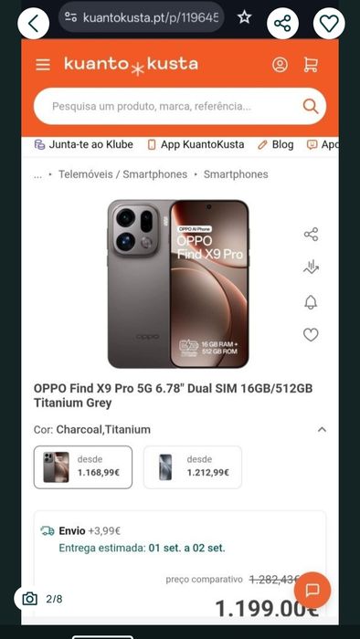 Oppo Find X9 Pro 512gb