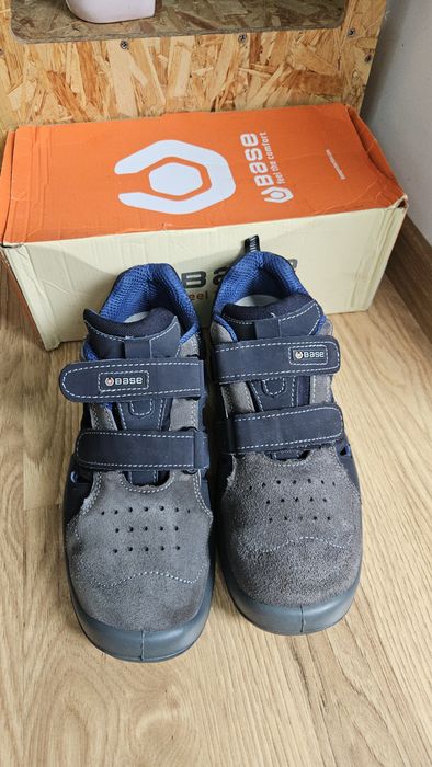 Base buty BHP robocze skorzane
