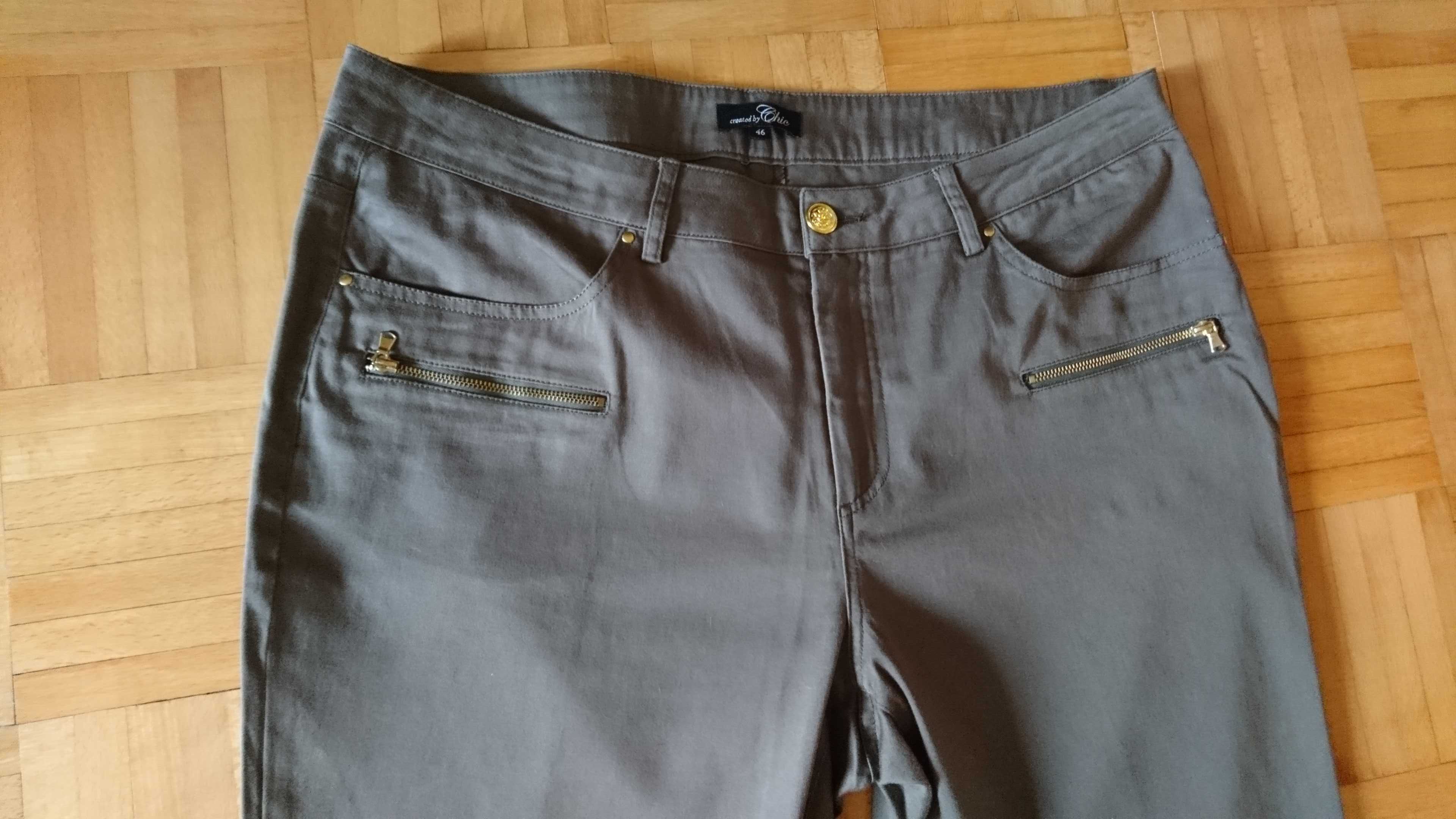 Oliwkowe spodnie Cellbes, r. 46 L/XL Starachowice • OLX.pl