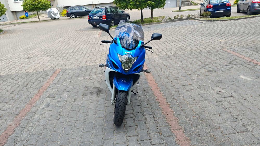 Suzuki GSX650f autoalarm wydech Shark