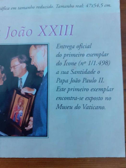 Icone repr. autorizada folha de ouro e pedras preciosas