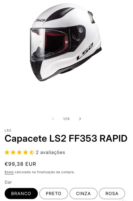 Capacete mota Ls2