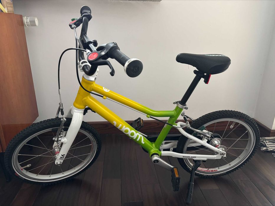Rowerek Woom 3 - żółto-zielony