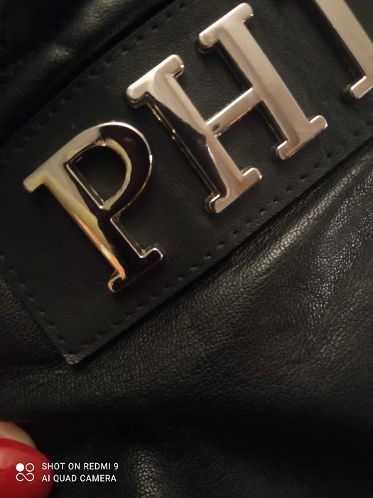 Kurtka skórzana Philipp Plein męska edycja limitowana personalizowana