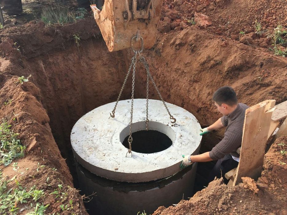 Монтаж выгребных ям и септиков под ключ, ручная копка