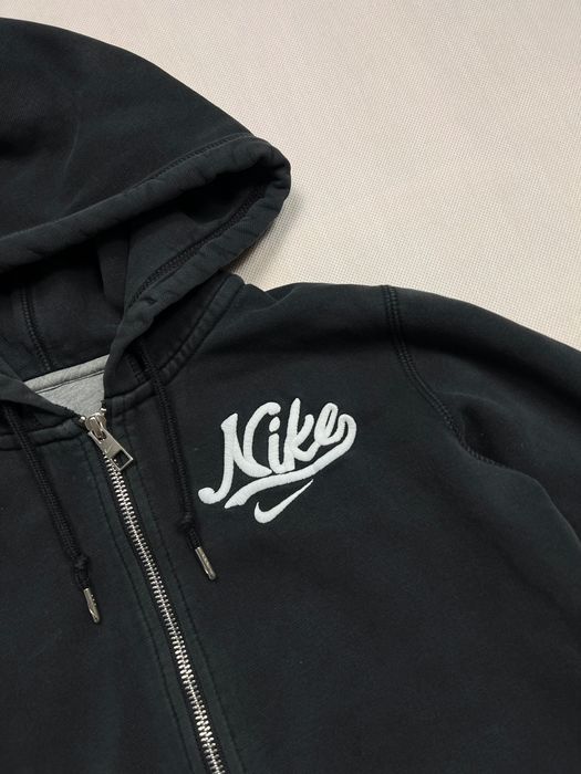 Bluza Nike small spellout logo swoosh zipped