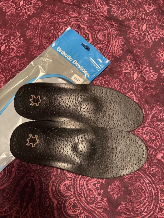 Skórzane Ortopedyczne wkładki do butów roz. 43/44