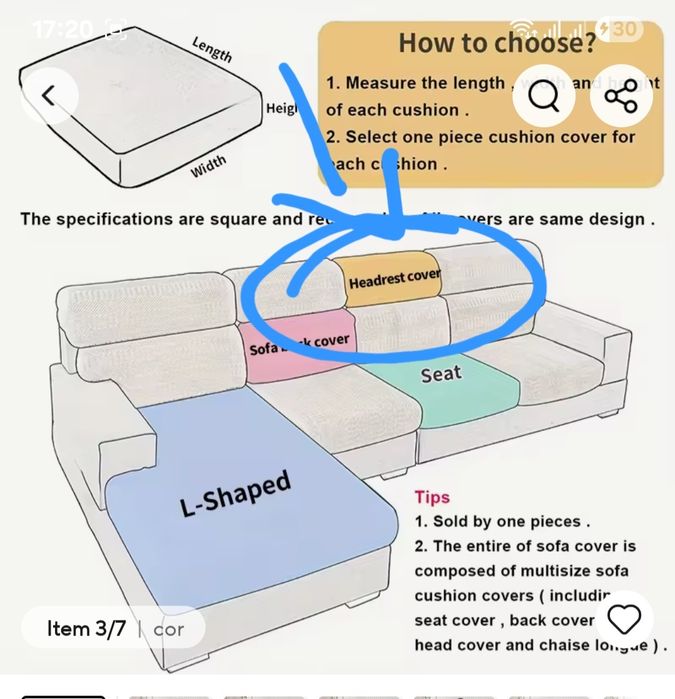 Capas sofá - ver anúncio