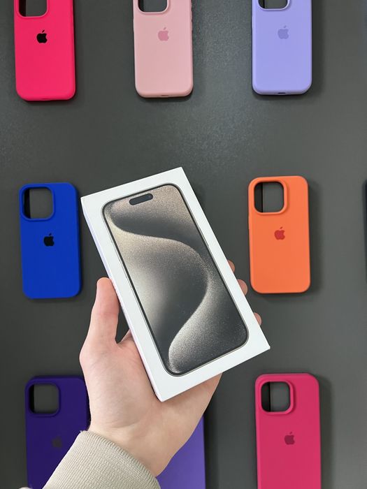 iPhone 15 Pro 256 gb Natural Titanium Neverlock + Гарантія