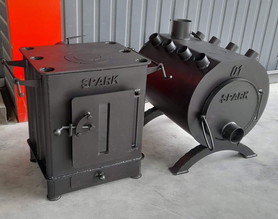 Буржуйки, булер'яни, печі для бані.