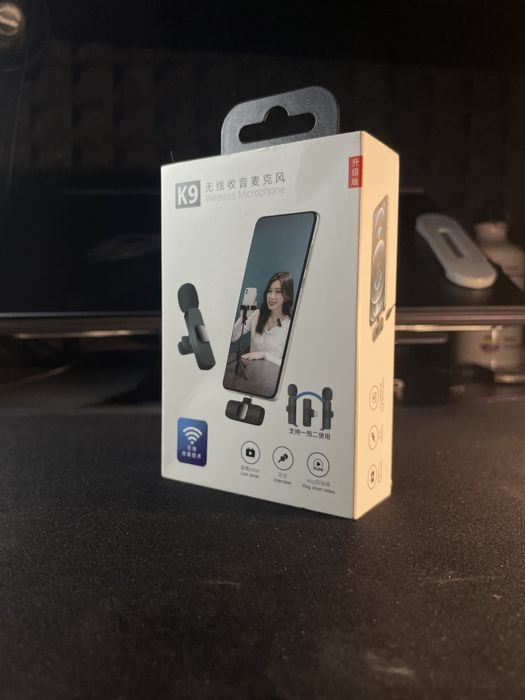 Беспровідний мікрофон (IOS, Android) | YLW K9 | Lavalier K9