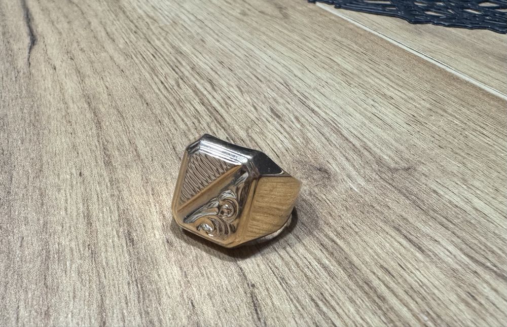 Zloty sygnet proba 585