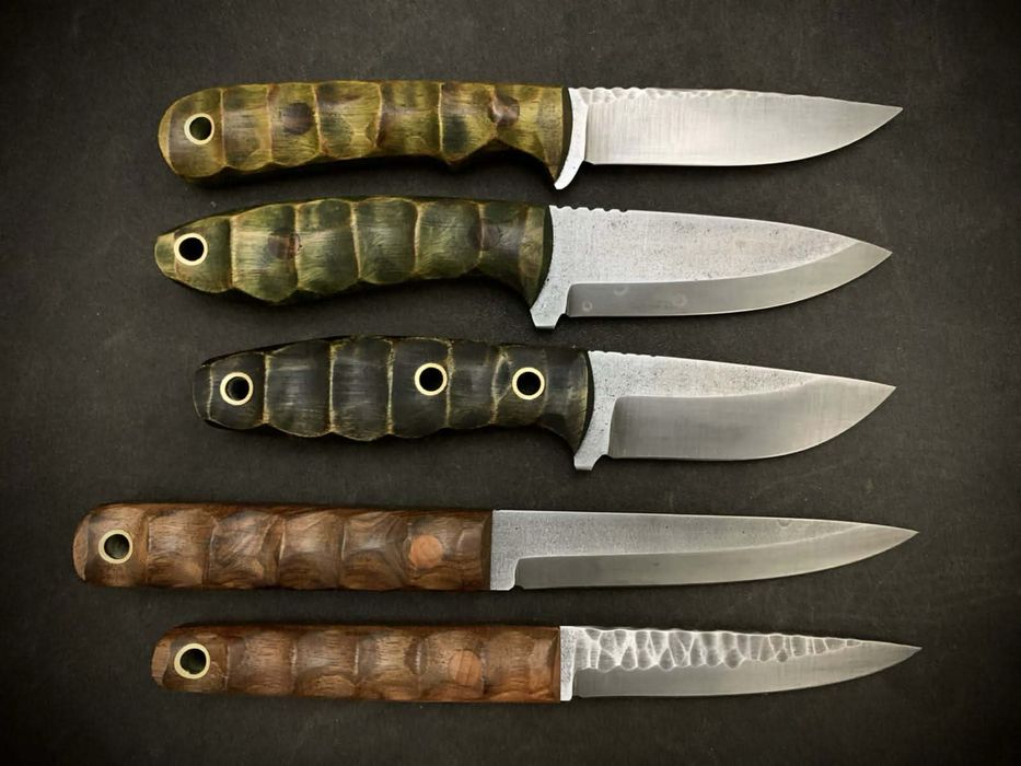 Нож ручной работы фултанг сталь 9ХС ніж ручної роботи нож охотничий