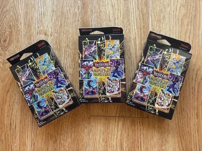 Yu-Gi-Oh! Magnificent Monsters – 3x Booster Box Seladas – English 1st Edition