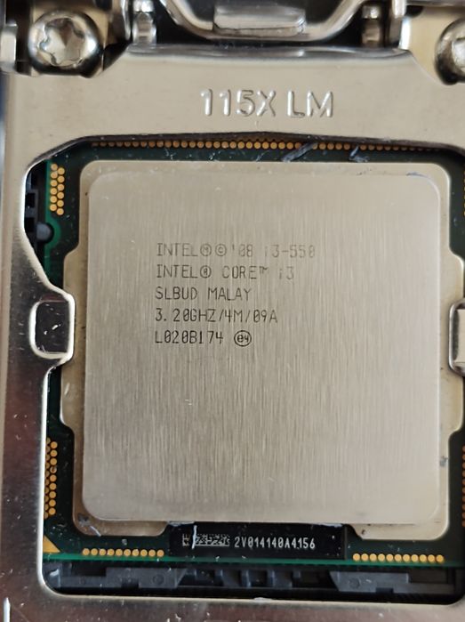 Материнская плата asus P7P55 lx на сокете 1156  + i3- 550 + охлаждение. Комплект