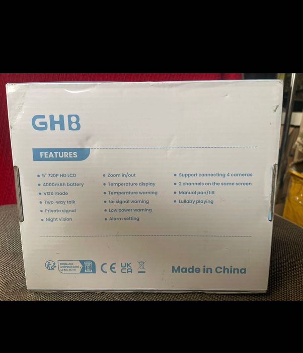 відеоняня GHB Baby Monitor Model SM50B. Нова . Брак
