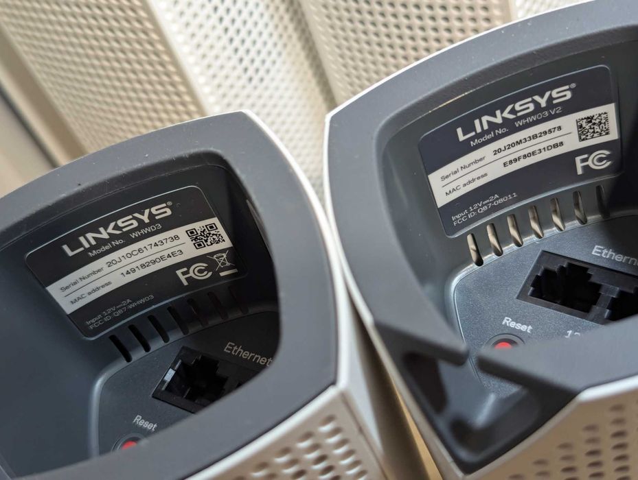 Роутер Mesh бесшовный Wi-Fi Linksys velop WHW03 AC1300 три диапазона