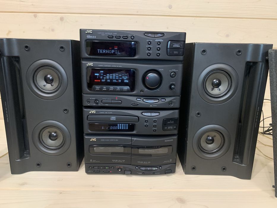 Магнітофон, музичний центр JVC MX-S60R.