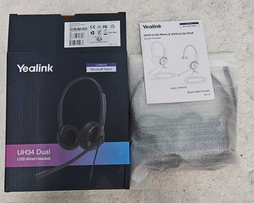 Słuchawki Yealink UH34 Dual USB Wired Headset