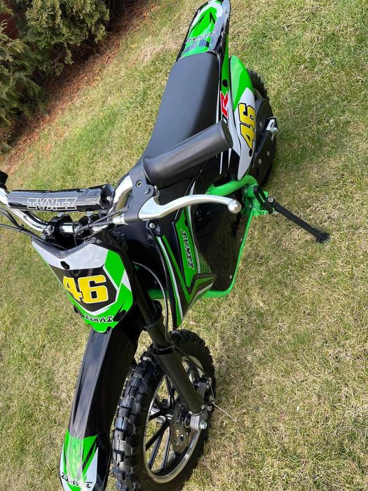 NOWY Mini cross elektryczny motor na akumulator 500W 36V motocykl DUŻY