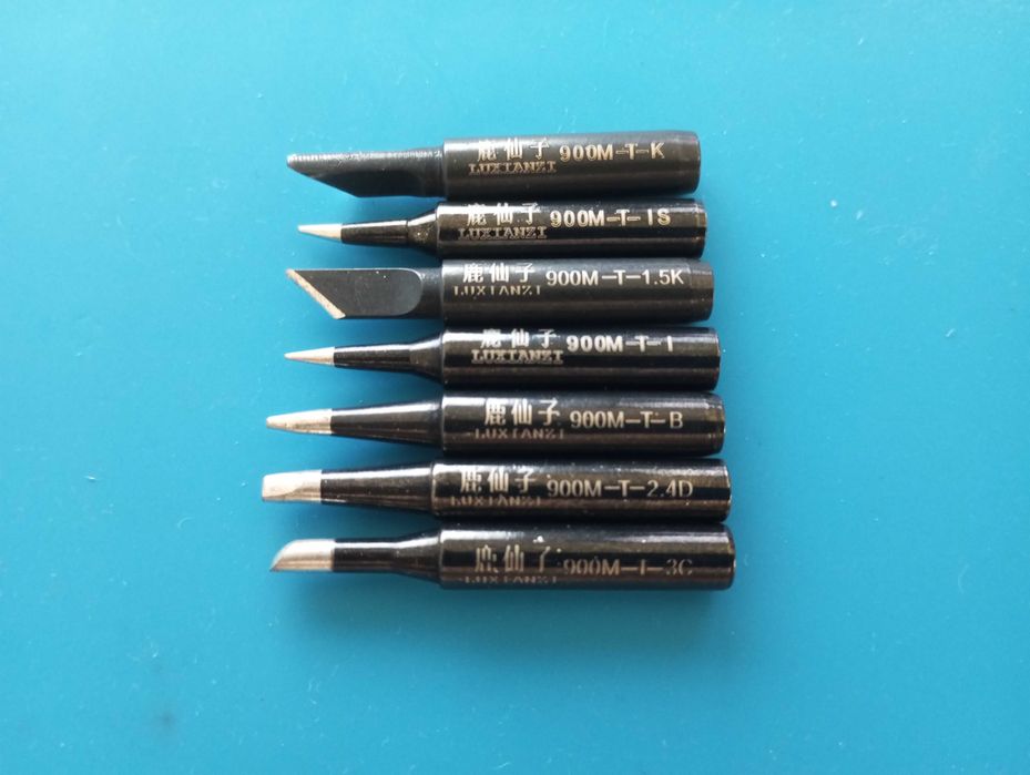 Жало для паяльника 900M Luxianzi и JY/Припой KAINA/Вост. паста/Пинцет
