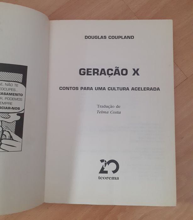 Livro A geração X