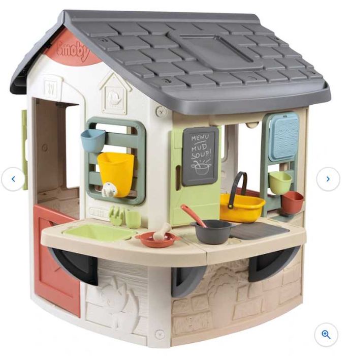 Будинок Smoby 7600810505 Садівник з кухнею та мийкою, 132х144х140 см