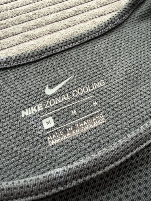 Nike Zonal Cooling damska szara koszulka treningowa na siłownię