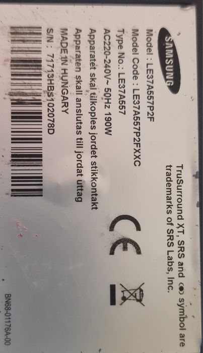 fonte de alimentaçao TV samsung