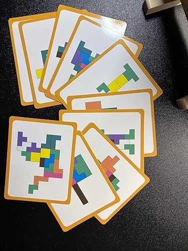 Puzzle Tetris 3D de Madeira Montessori (com Cartões) - NOVO