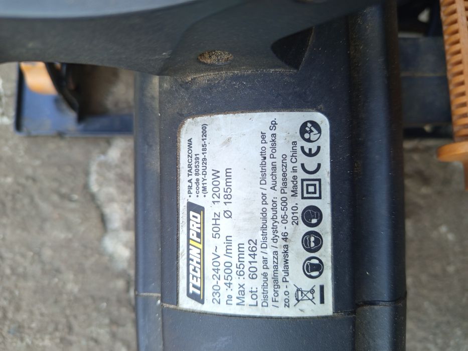 Sprzedam pilarkę ręczną Technipro 1200 wat tarcza 185 mm
