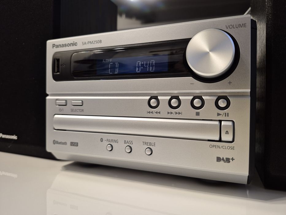 Panasonic SA-PM250B wieża z bluetooth DAB+ FM CD USB