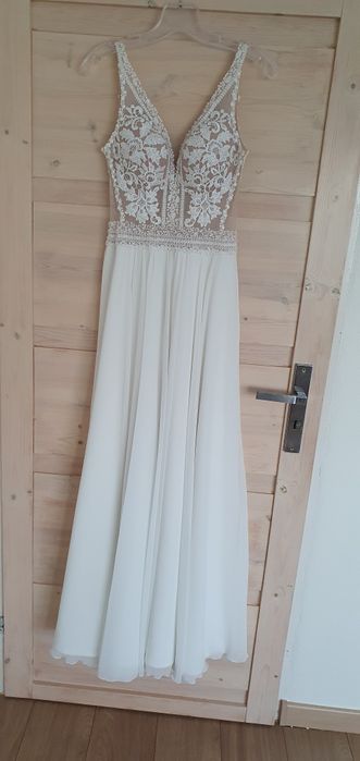 Suknia ślubna wzrost 174 cm + 6,5 cm obcas