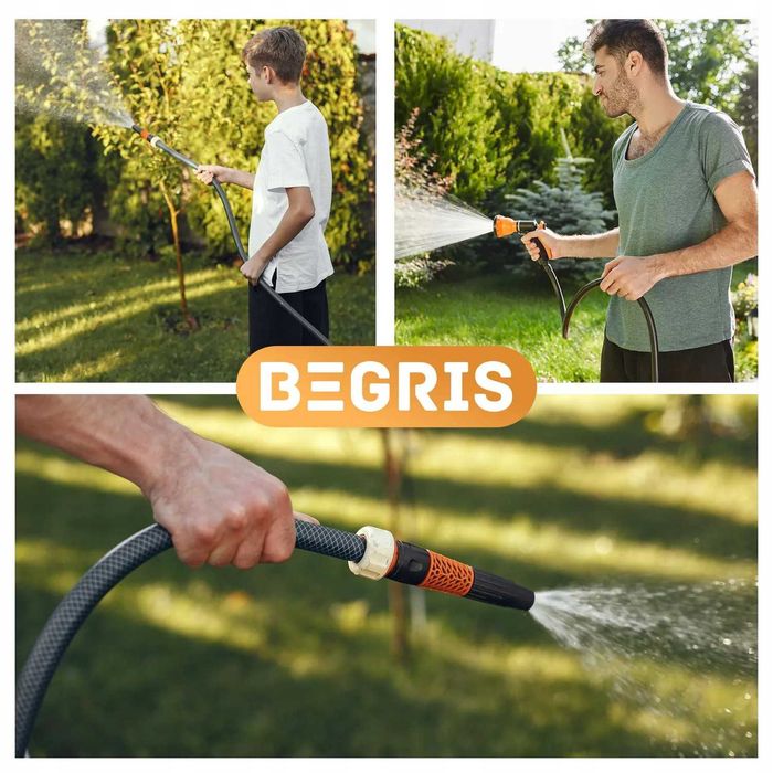 ODPORNY UV 4-Warstwowy Wąż Ogrodowy 20m 3/4” ANTYGLONOWY