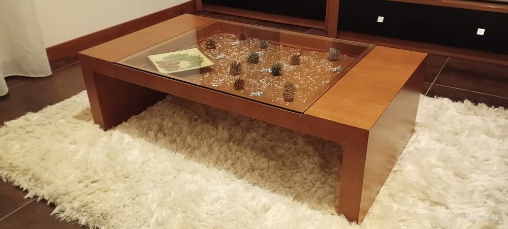 Mesa de centro retangular