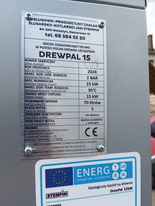 Piec centralnego  faktura