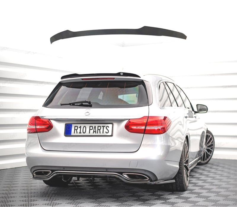 AILERON SPOILER MERCEDES 14-18 W205 PRETO BRILHANTE