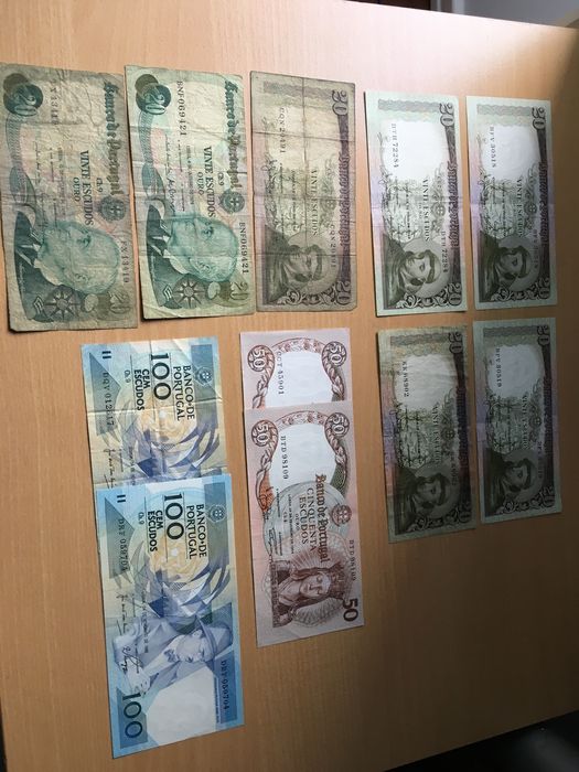 Lote notas diversas em bom estado